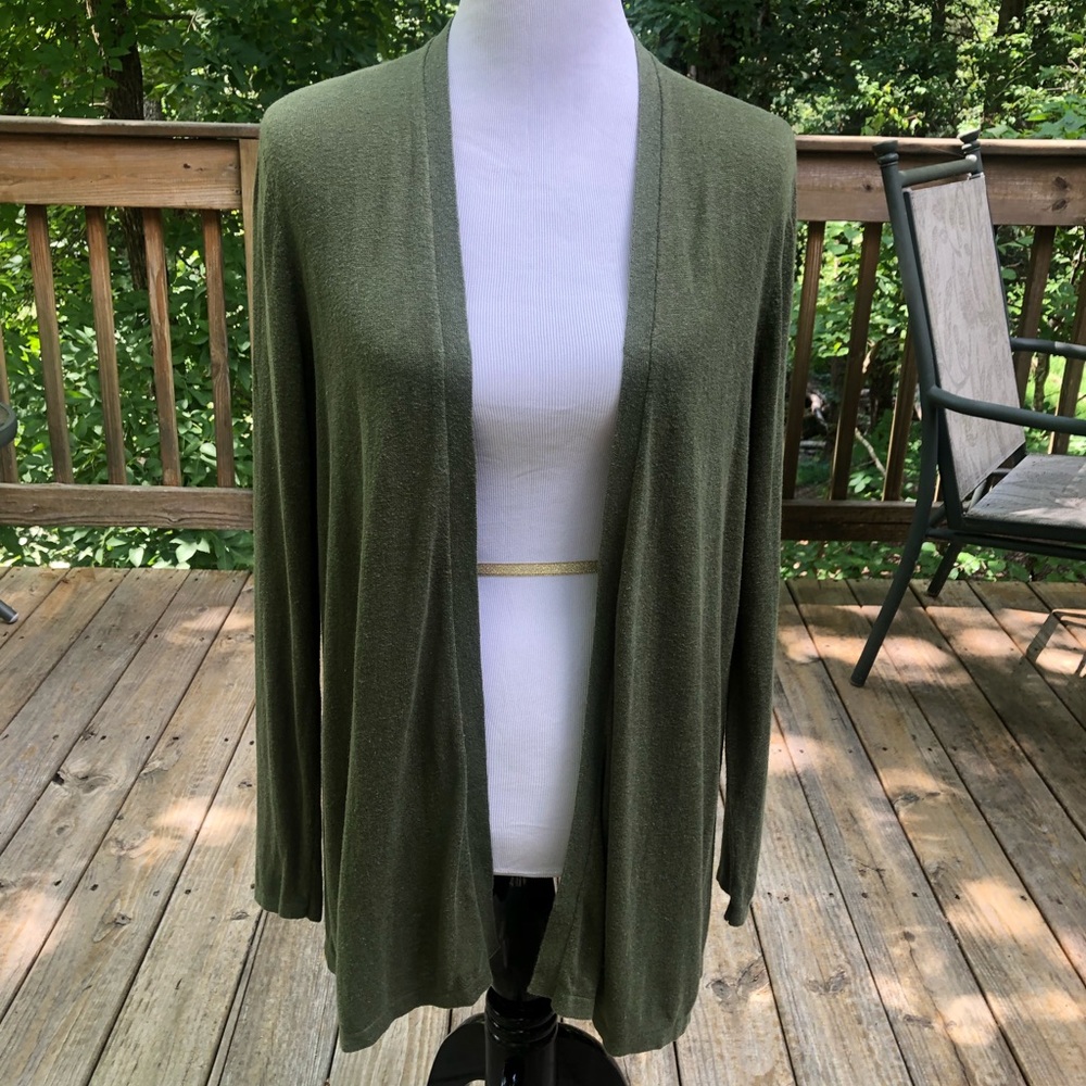 J Jill Linen/Rayon Cardigan size S